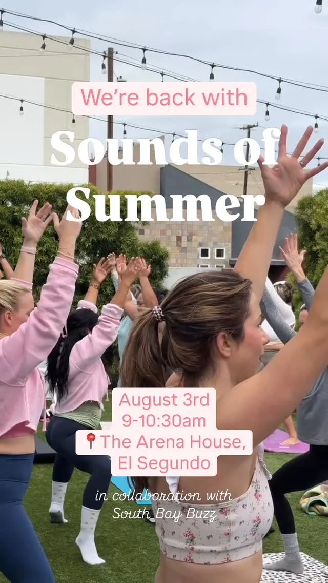 Tix are STILL available, join us this SUNDAY for Sounds of Summer☀️🗓️💞
Sunday, Aug 3rd - 9-10:30 AM
📍thearenahouse in El Segundo
We’ll start off the morning with a rejuvenating Pilates workout led by Shine Society Fitness, followed by a relaxing Sound Bath by avamoreno of THE WORK, Ear Seeding from Amanda of Kuleana Holistic Health
& MORE from our great partners⬇️
🌿lil’ Vegerie - Healthy Snacks lilvegerie
💚 Gratitude Healthy Hub - Healthy Energy Shots gratitudehealthyhub
☕️Nutrition by Lizzie - Element Protein Bars & Purity Coffee nutritionbylizzy
💧LMNT - Hydration Sample Pack drinklmnt
💎Urban Nest & Nook - Jewelry Giveaway urbannest.nook
📸 My Mulberry Eye - 8x10 Matted Photo Giveaway mymulberryeye
🧘 Mini Healing Session - holisticlyhanna
We’re proud to partner with
thesouthbaybuzz, founded by our dear friend Megan Lebre, a local storyteller & creator dedicated to spotlighting our community. Join us in celebrating her rebrand and new podcast launch! 🎉 be sure to catch South Bay Buzz with Megan Lebre on YouTube, Spotify, Apple, or wherever you listen to podcasts! 🎧🌟
Space is limited… secure your spot now for $3️⃣5️⃣!!
Don’t forget your mat, water, & SPF! Street parking is available, but please do not park in the parking lots.
Let’s make this summer unforgettable together!
#shinesocietyfitness #kuleanaholistichealth #thesouthbaybuzz #southbay #thingstodointhesouthbay #southbaymoms #elsegundo #thearenahouse #arenahouse #wellness #wellnessevent #soundsofsummer #pilates #earseeding #soundbath
