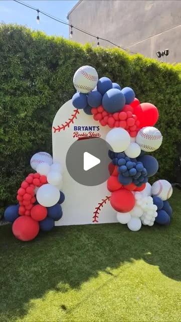 Bryant's Rookie Year! Celebrating the first birthday is such a big milestone for not only the little slugger, but the parents making it through that first year ⚾️🧢

Happy 1st Birthday Bryant! 

The perfect colors for Memorial Day Weekend.🇺🇸

Balloons & Backdrop by southbaypop
Bounce House & Softplay by littlesproutsrentals
Venue thearenahouse

#redwhiteandblue #rookieyearballoons #boyfirstbirthday #1stbirthdayideas #southbaypop